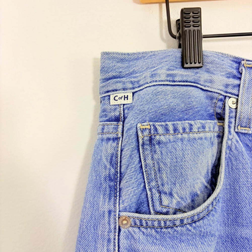 Citizens of Humanity Brynn Drawstring Trousers Wide Leg Jeans Blue Organic 25 - Picture 4 of 10